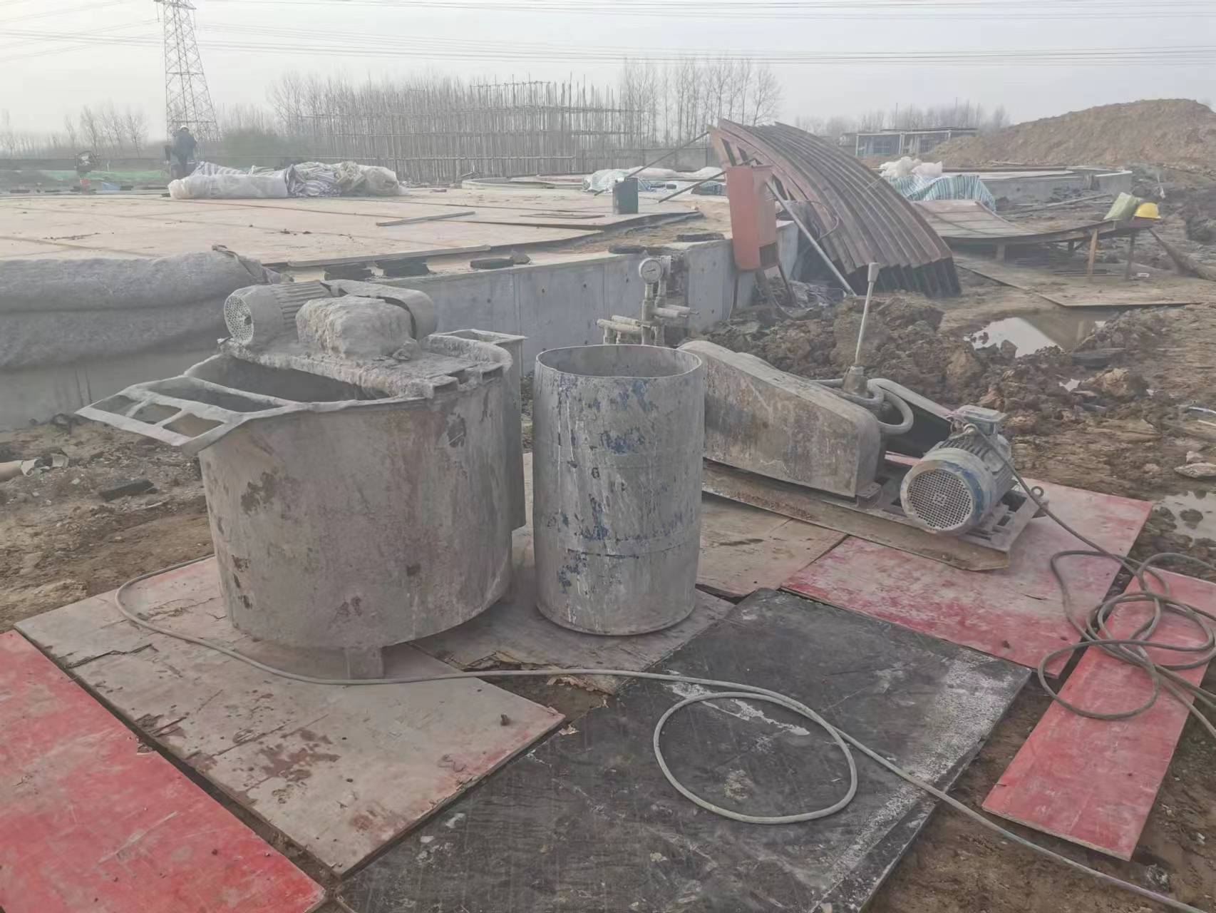 九真镇设备基础注浆